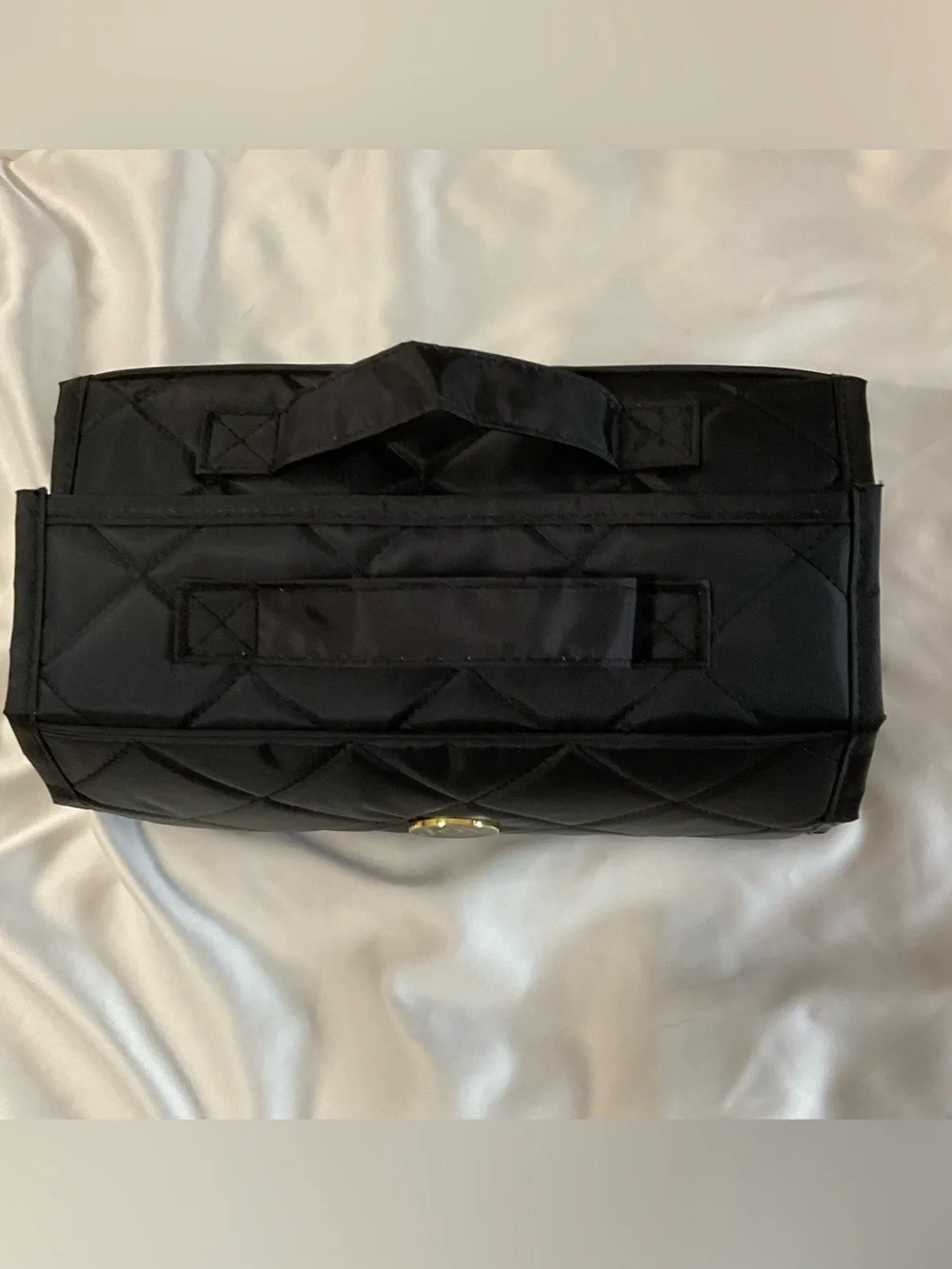 NWOT Joy Mangano Better Beauty Case w/ clear detachable compartments, black